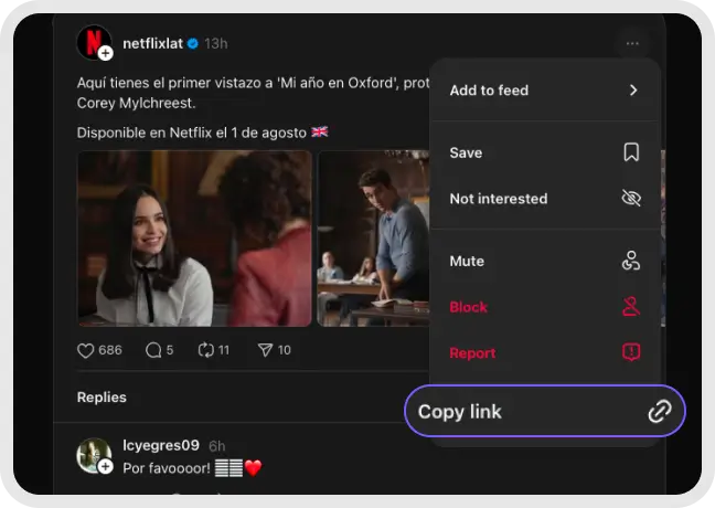 Step1: Get the Link